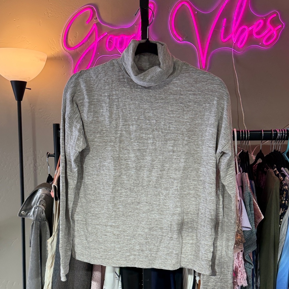 Madewell Gray Long Sleeve Tee